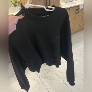 Black set active pullover sweater size S/M